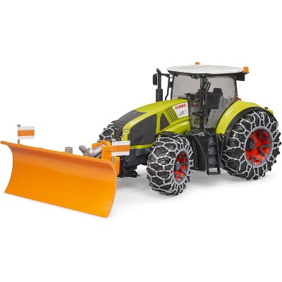 Bruder CLAAS Axion 950 with Snow Chains and Snow Blade