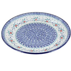 Blue Rose Polish Pottery Ceramika Artystyczna Dinner Plate - 1 of 1