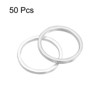 Unique Bargains DIY Craft Brass Hollow Round Jewelry Connecting O-Rings 50 Pcs - 3 of 4