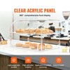 VEVOR Pastry Display Case, 2-Tier Commercial Countertop Bakery, Acrylic Display Box with Rear Door Access & Removable Shelves, 22"x14"x14" - 3 of 4