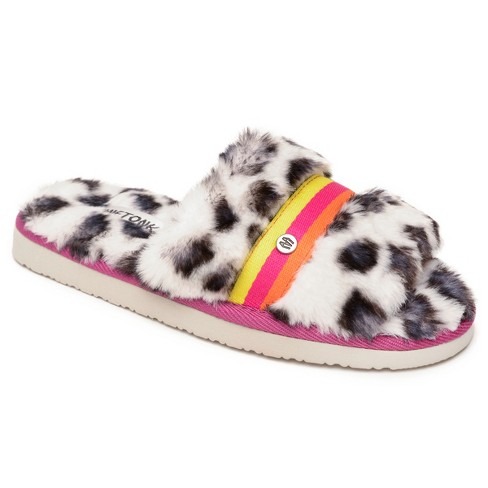 Minnetonka Women's Lolo Faux Fur Slide Slipper