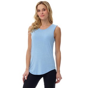 Rekucci Women's Soft Jersey Knit Sleeveless Tank Top – Casual & Versatile Everyday Wear - 1 of 3