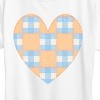 Women's - Instant Message - Patchwork Quilt Heart Short Sleeve Graphic T-Shirt - 2 of 4