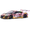 Honda NSX GT3 EVO22 #08 Pink with Graphics "EVA RT Production Model Custom Type-08" 1/64 Die Cast Model Car by Pop Race - 2 of 3