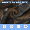 Unique Bargains Polar Fleece Stretchy Winter Running Sweatband with Button Ear Warmer Headband - 3 of 4