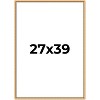 PosterPalooza | Classic Modern Gold Picture Frame - UV Acrylic, Foam Board Backing, Hanging Hardware - 2 of 4
