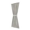 Kate Aurora Plaid Country Farmhouse French Door Curtain Panel With Matching Tieback - 2 of 4
