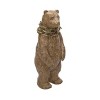 Transpac Resin 11.29 in. Brown Christmas Carved Bear Figurine - 2 of 4