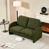 59" Loveseat Sofa Small Couch for Living Room,Boucle Fabric Upholstered Loveseat Sofa Couch,Small Loveseat Sofa for Apartment,Bedroom-Cuddlewood - 3 of 4