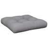vidaXL Pallet Cushion Gray Fabric - 2 of 4