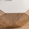 NicBex Vintage Style Bucket Shaped Coffee Table with Storage,Fir Wood Finish End Table,Center Table for Living Room,Office - 4 of 4