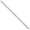 Black Bow Jewelry 5.5mm 14K Yellow or White Gold Solid Fancy Anchor Chain Bracelet, 8 In - 2 of 3