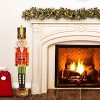 Haute Decor 48" Christmas Nutcracker Outdoor Decor Red/Green - 2 of 3