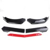 Front Bumper Lip Spoiler And Side Skirt Splitter Kit, Sturdy ABS Side Skirts Lip, Chin Spoiler Diffuser Protector, Front Bumper Lip Body Kit - 4 of 4