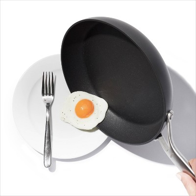 8-Inch Black Aluminum Non-Stick Ceramic Frypan