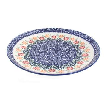 Blue Rose Polish Pottery T136 Manufaktura Large Dinner Plate