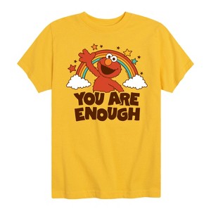 Boys' - Sesame Street - You Are Enough Elmo Short Sleeve Graphic T-Shirt - 1 of 4