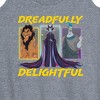 Women's - Disney Villains - Dreadlfully Delightful Scar Maleficent Hades Graphic Racerback Tank - 2 of 4