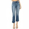 Women's High Rise Crop Flare Jeans - RISEN - 4 of 4
