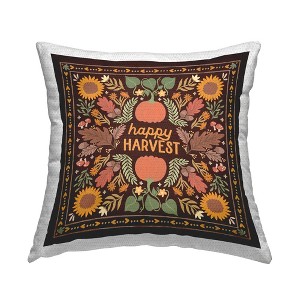 Stupell Industries Happy Harvest on Brown - 1 of 3