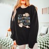 Simply Sage Market Hey Batter Batter Swing Watercolor Lightweight Garment Dyed Sweatshirt - 3 of 4