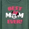 Women's - Disney - Best Mom Lightweight French Terry Wide Neck Long Sleeve Shirt - 2 of 4