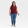 Women's Slim Fit Ribbed Tank Top - A New Day™ - 3 of 3