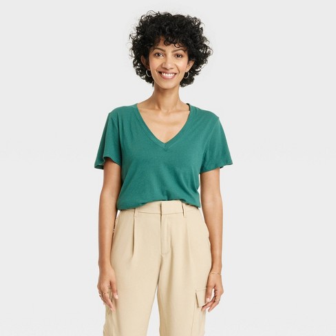 V Neck : T-Shirts & Tees for Women : Target