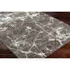 Hauteloom Ianto Charcoal Marble Washable Area Rug - 4 of 4