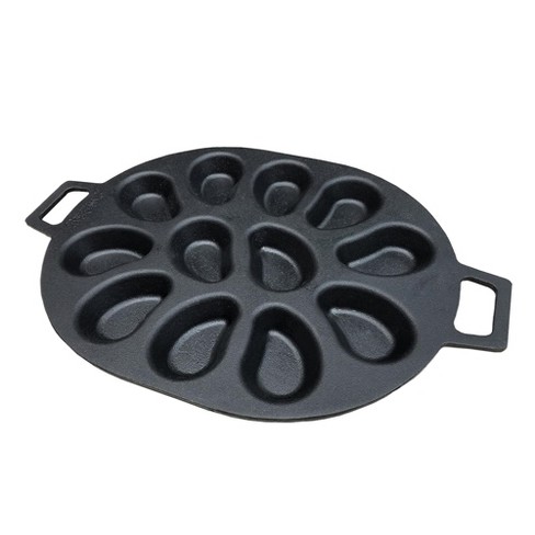 Bruntmor 8 Quarts Pre-Seasoned Cauldron Cast Iron Potjie Pot, 8