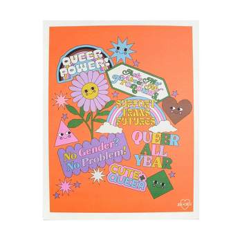 Patch Party Unframed Pride Wall Poster Print - Ash+Chess
