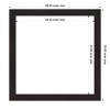 Amanti Art Furniture Espresso Narrow Framed Magnetic Dry Erase Board - 4 of 4