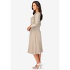 Roaman's Women's Plus Size Embellished Lace & Chiffon Dress - 4 of 4