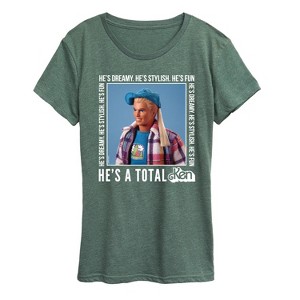 Women's - Barbie - Hes A Total Ken Short Sleeve Graphic T-Shirt - 1 of 4