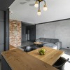 Z-Lite Neutra 3 - Light Chandelier in  Matte Black/Foundry Brass - 3 of 3