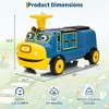 12V Ride On Train Trackless, 2 Seater Kids Ride On Toy with Removable Storage Chair, Light, Music, Kids Electric Car for 3+ (Carriage Not Included) - 2 of 4