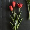 Plum & Post Faux (Fake) French Tulips 24", Bundle Of 3 - 2 of 2