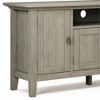 72" Solid Wood Transitional TV Media Stand with Two Drawers, Two Framed Doors and Adjustable Shelves for Living Room and Bedroom - 3 of 4
