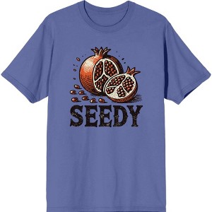 Seedy Pomegranate Adult Crew Neck Short Sleeve Tee - 1 of 3