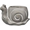 Classic Home and Garden Cement Buddies Indoor/Outdoor Planter with Drainage Hole, Smiling Snail - 2 of 4