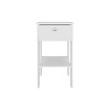 Sapphtopaz Modern Nightstand with Drawer & Bottom Open Shelf Small Bedside Table with Metal Round Handle Night Stand for Bedroom, Living Room - 4 of 4