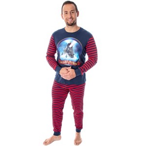 The Polar Express Train Matching Family Pajama Set Tight Fit Cotton Pajamas - 1 of 4