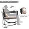Tangkula 3 PCS Patio Rattan Wicker Chaise Chair Table Set Outdoor Rattan Furniture - 4 of 4