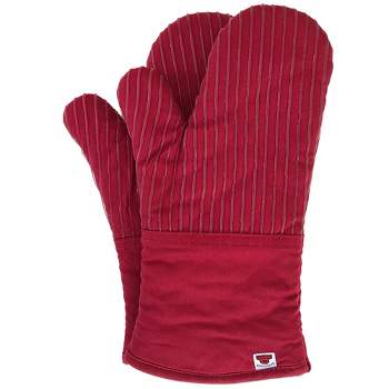 Hastings Home Oven Mitts, Set of 2 Oversized Quilted Mittens
