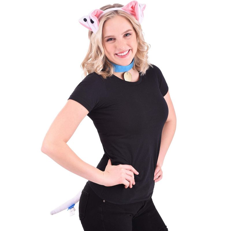 HalloweenCostumes.com  Women Disney 101 Dalmatians Perdita Costume Kit for Women, Black/White/Blue, 1 of 8