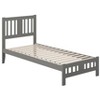 AFI Furnishings Tahoe Platform Bed TXL with Footboard AG - 3 of 4