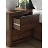 Signature Design by Ashley Kendamor 2 Drawer Nightstand in Dark Brown - 4 of 4