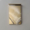 ET2 Lighting Rinkle 1 - Light Wall Light in  French Gold - 2 of 3