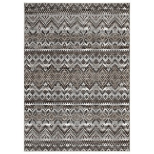 COZONY Machine Washable Modern Boho Rug with Non-Slip Backing, Stain Resistant Low Pile Striped Carpet for Living Room and Bedroom - 1 of 4