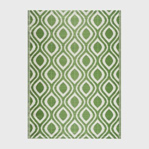 Playa Rug Venice Plastic Rectangle Woven Indoor Outdoor Folded Floor Mat - 1 of 4